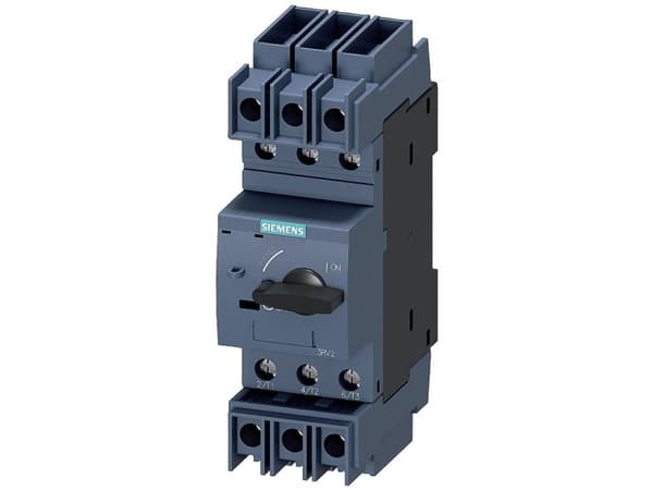 Siemens 3RV2811-1KD10 Strömbrytare 1 st Inställningsområde (ström): 12,5 A (max) Kopplingsspänning (max): 690 V/AC (B x H x D) 45 x 144 x 97 mm