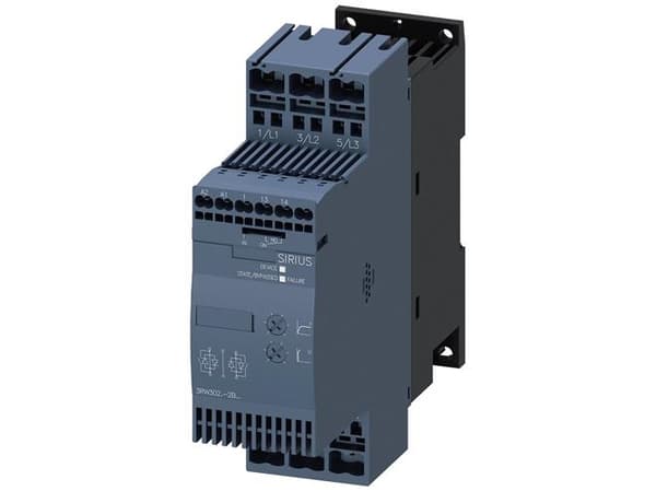 Siemens 3RW3028-2BB14 3RW30282BB14 Pehmokäynnistysyksikkö Moottorin teho 400 V:ssa 18,5 kW 480 V Nimellisvirta 38 A