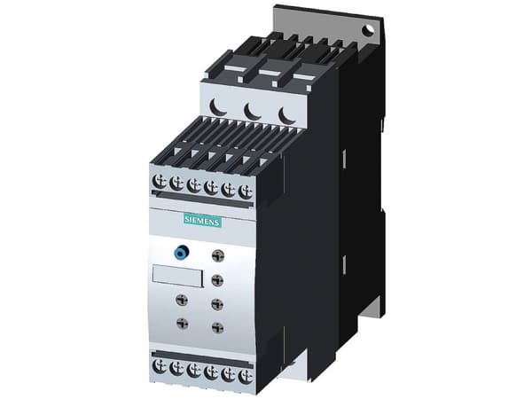 Siemens 3RW4027-1TB05 3RW40271TB05 Pehmokäynnistysyksikkö Moottorin nimellisvirta 400 V:lla 15 kW 600 V Nimellisvirta 32 A