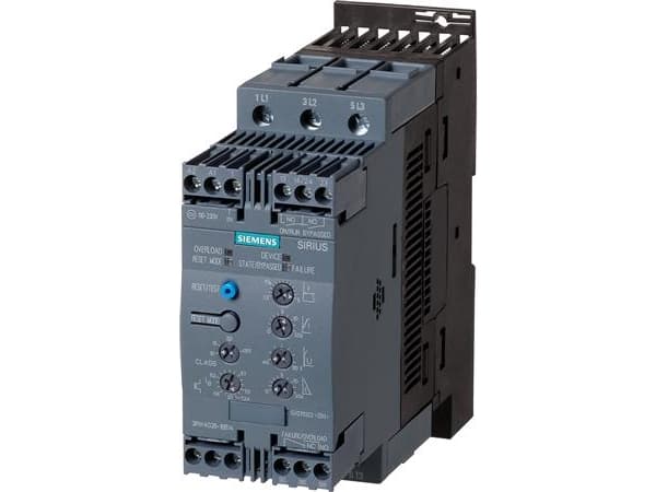 Siemens 3RW4036-1BB04 3RW40361BB04 Pehmokäynnistysyksikkö Moottorin nimellisvirta 400 V:lla 22 kW 480 V Nimellisvirta 45 A
