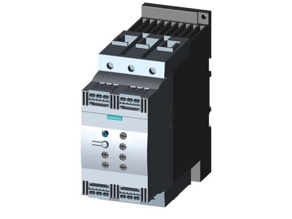 Siemens 3RW4047-2TB04 3RW40472TB04 Pehmokäynnistysyksikkö Moottorin nimellisvirta 400 V:lla 55 kW 480 V Nimellisvirta 106 A