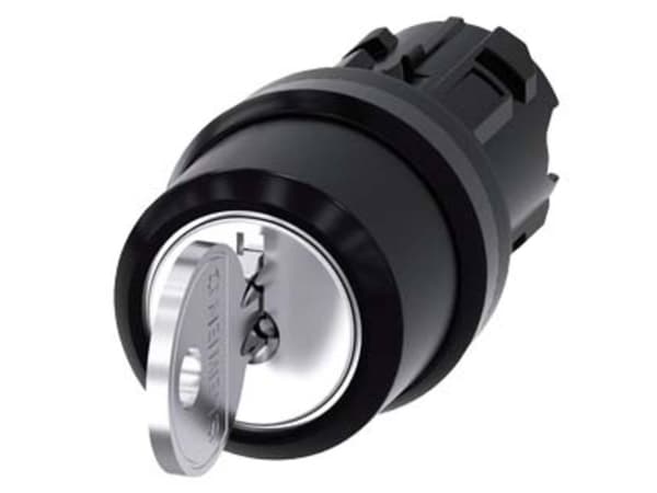 Siemens 3SU10004BL310AA0 3SU1000-4BL31-0AA0 Avainkytkin 2 x 45 ° IP66, IP67, IP69/IP69K 1 kpl