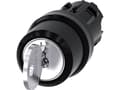 Pikkukuva 5 / 5: Siemens 3SU10004CL010AA0 3SU1000-4CL01-0AA0 Avainkytkin 2 x 45° IP66, IP67, IP69/IP69K 1 kpl