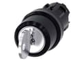 Pikkukuva 1 / 5: Siemens 3SU10004CL010AA0 3SU1000-4CL01-0AA0 Avainkytkin 2 x 45° IP66, IP67, IP69/IP69K 1 kpl