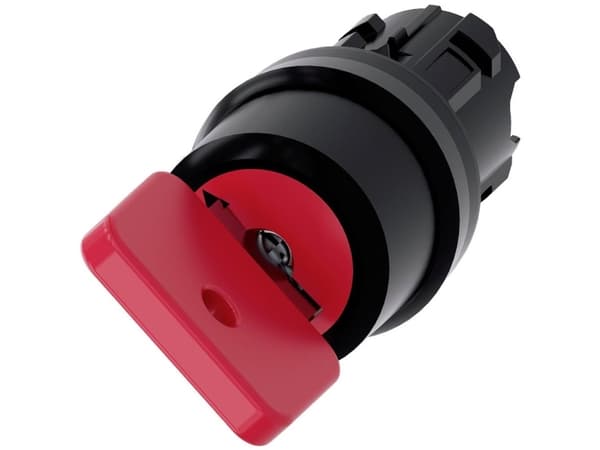 Nøgleafbr O.M.R. 22mm rund pla rød udt O