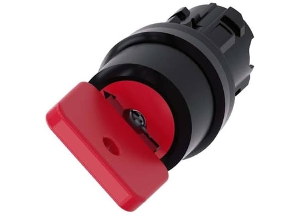 Nøgleafbr O.M.R. 22mm rund pla rød udt O