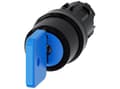 Pikkukuva 5 / 5: Siemens 3SU10004GL01010AA0 3SU1000-4GL01-0AA0 Avainkytkin 2 x 45 ° IP66, IP67, IP69/IP69K 1 kpl