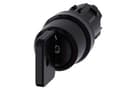 Pikkukuva 1 / 5: Siemens 3SU10004HL01010AA0 3SU1000-4HL01-0AA0 Avainkytkin 2 x 45 ° IP66, IP67, IP69/IP69K 1 kpl