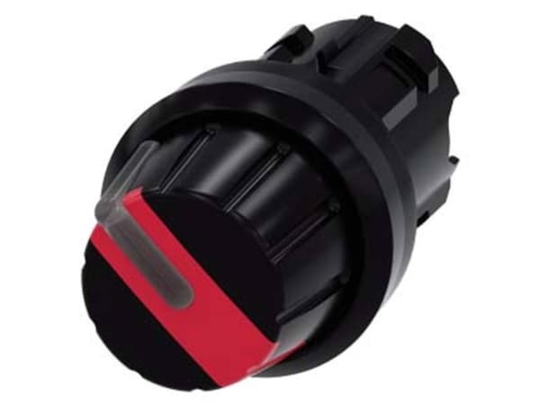 Siemens 3SU1002-2AF20-0AA0 Kolmiokontakti Knap Rød 1 x 90 ° 1 stk