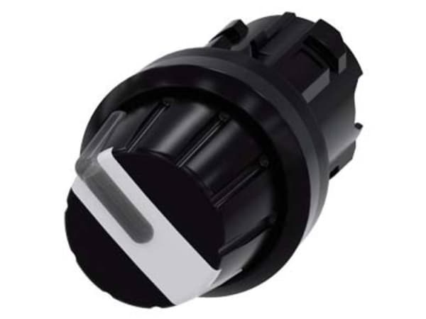 Siemens 3SU10022AF600AA0 3SU1002-2AF60-0AA0 Kääntökytkin Nuppi Valkoinen 1 x 90° 1 kpl 1 kpl