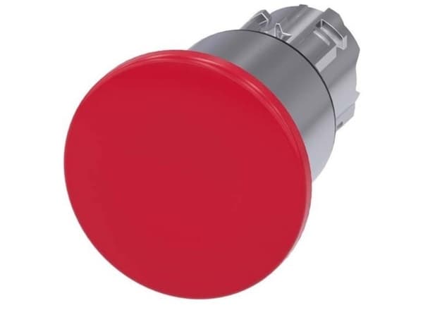 Paddetryk 22mm rund metal højg rød 40mm