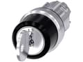 Pikkukuva 4 / 5: Siemens 3SU10504BL310AA0 3SU1050-4BL31-0AA0 Avainkytkin 2 x 45 ° IP66, IP67, IP69/IP69K 1 kpl