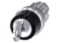 Pikkukuva 1 / 5: Siemens 3SU10504BL310AA0 3SU1050-4BL31-0AA0 Avainkytkin 2 x 45 ° IP66, IP67, IP69/IP69K 1 kpl