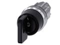 Pikkukuva 2 / 5: Siemens 3SU10504HL01010AA0 3SU1050-4HL01-0AA0 Avainkytkin 2 x 45 ° IP66, IP67, IP69/IP69K 1 kpl