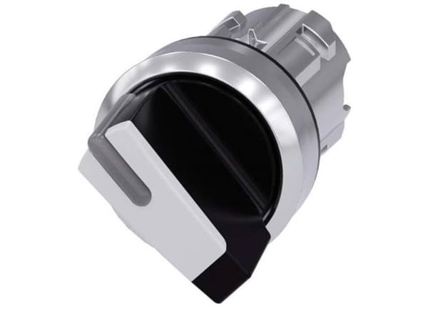 Siemens 3SU1052-2BC60-0AA0 Roterande kontakt Spänningsanordning Vit 1 x 45 ° 1 st