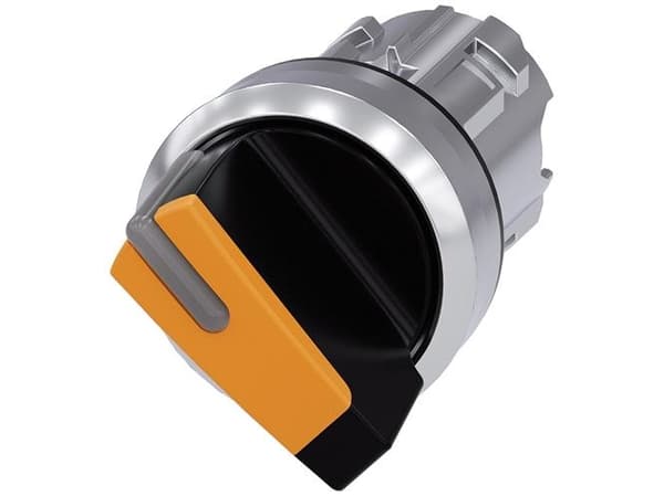 Siemens 3SU1052-2BF00-0AA0 Roterande kontakt Spännanordning Amber 1 x 90 ° 1 st