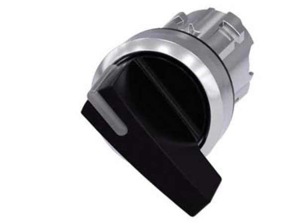 Siemens 3SU1052-2CF10-0AA0 Roterande kontakt Spännanordning Svart 1 x 90 ° 1 st