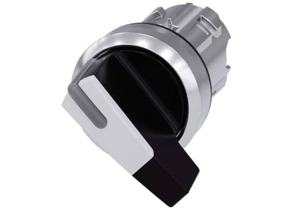 Siemens 3SU1052-2CF60-0AA0 Roterande kontakt Spännanordning Vit 1 x 90 ° 1 st