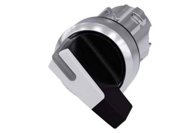Siemens 3SU1052-2CF60-0AA0 Roterande kontakt Spännanordning Vit 1 x 90 ° 1 st