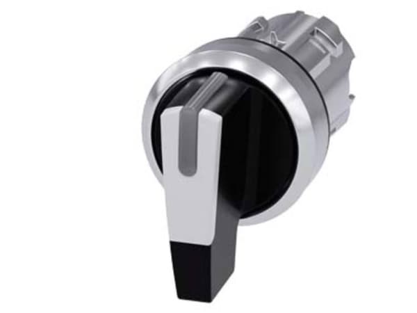 Siemens 3SU1052-2CM60-0AA0 Roterande kontakt Spännanordning Vit 2 x 45 ° 1 st