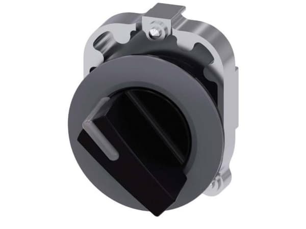 Siemens 3SU10622DF100AA0 3SU1062-2DF10-0AA0 Kääntökytkin Kiinnityslaite Musta 1 x 90° 1 kpl 1 kpl