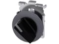 Pikkukuva 4 / 4: Siemens 3SU10622DF100AA0 3SU1062-2DF10-0AA0 Kääntökytkin Kiinnityslaite Musta 1 x 90° 1 kpl 1 kpl