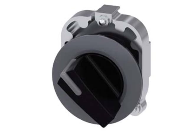 Siemens 3SU10622DF100AA0 3SU1062-2DF10-0AA0 Kääntökytkin Kiinnityslaite Musta 1 x 90° 1 kpl 1 kpl