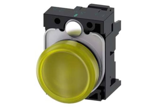 Siemens 3SU1102-6AA30-3AA0, 30 mm, 50 mm, 100 mm, 1 kpl, Keltainen, Tšekin tasavalta