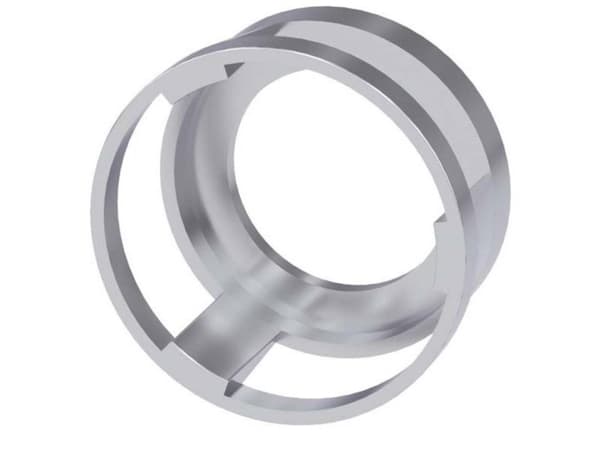 Beskyt.krave til trykknap 360gr metal si