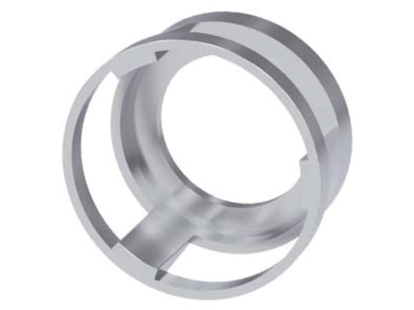 Beskyt.krave til trykknap 360gr metal si