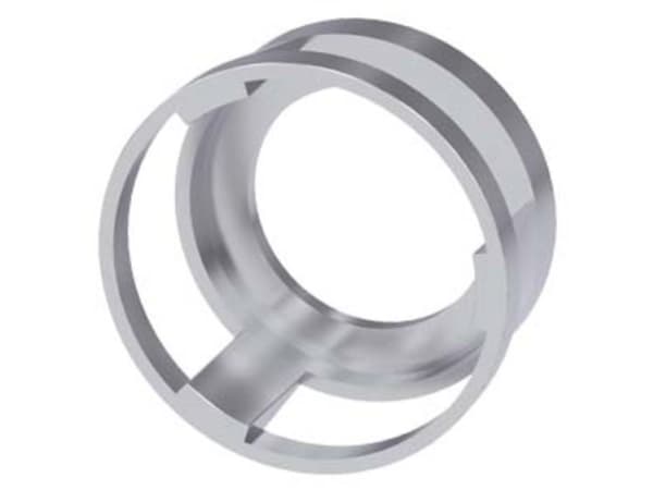 Beskyt.krave til trykknap 360gr metal si