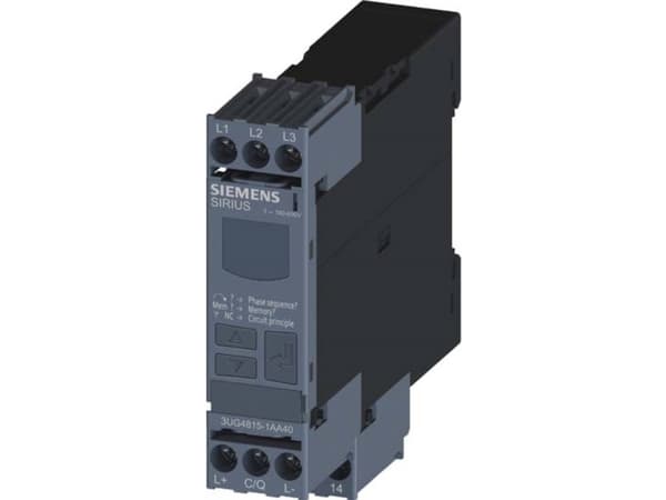 Siemens 3UG4815-1AA40 Valvontareleet