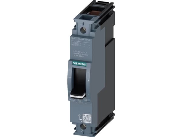 Siemens 3VA1110-5ED16-0AA0 Katkaisija 1 kpl Asetusalue (virta): 100 - 100 A Kytkentäjännite (max.): 415 V/AC (L x K x S) 25,4 x 130 x 70 mm