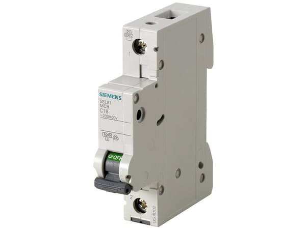 Siemens 5SL61017 5SL6101-7 Ledningssikkerikkerhedsafbryder 1 A 400 V