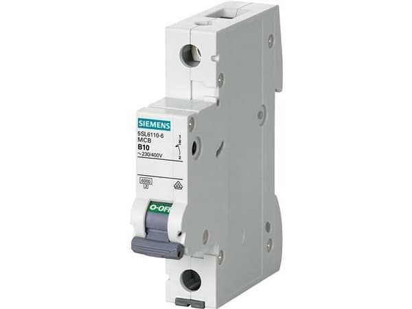 Siemens 5SL61057 5SL6105-7 Ledningssikkerhedsafbryder 0,5 A 230 V, 400 V