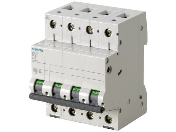 Siemens 5SL64167 5SL6416-7 Ledningssikkerikkerhedsafbryder 16 A 400 V