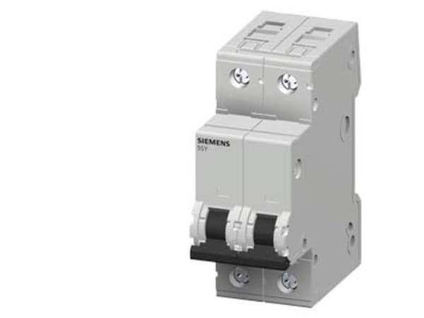 SIEMENS Automatisk säkring D 4A, 2-poligD egenskap10kA kortslutningskapacitet400AC, 60VDC, 36 mm bred