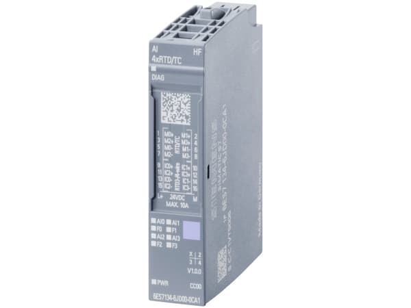 Siemens 6ES7134-6JD00-0CA1, Analog, Strömförsörjning av system, Multifärg, 39 g, 65 mm, 23 mm