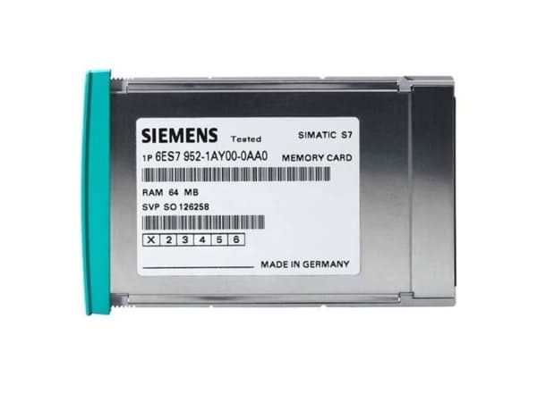 Siemens Siemens Siemens Dig.Industr. 6ES79521KL000AA0 PLC-muistikortti