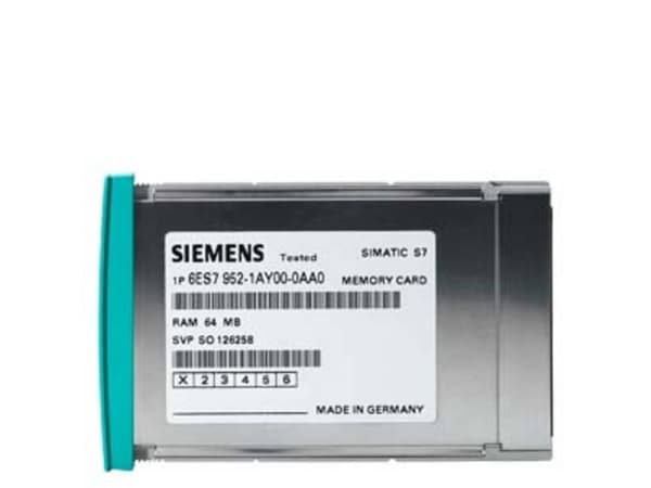Siemens Siemens Siemens Dig.Industr. 6ES79521KL000AA0 PLC-muistikortti