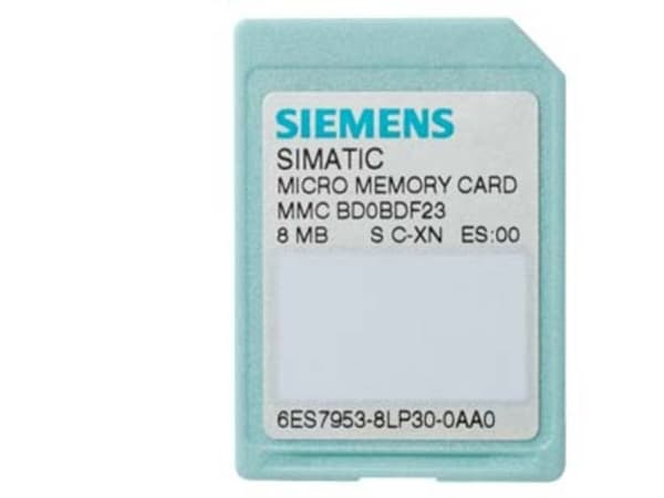 Siemens ET200S, MMC 8 Mbyte (6ES7953-8LP31-0AA0)