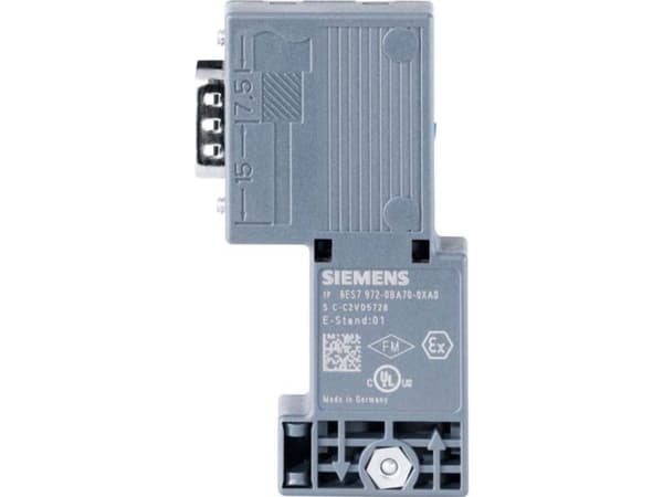 Siemens 6ES7972-0BA70-0XA0 6ES79720BA700XA0 PLC-tilslutningsstik