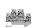 Pikkukuva 2 / 5: Siemens 8WH20250AE00 Kaksoispistorasiapistoke 4,2 mm jousiliitäntä Harmaa 50 kpl
