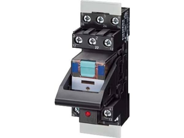 Siemens LZS:PT5A5R24 Stikrelæ 4 x omskifter 5 stk