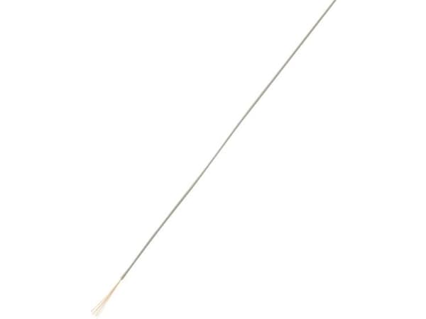 TRU COMPONENTS 1567776 Tråd LiFY 1 x 0.05 mm² Grå 25 m