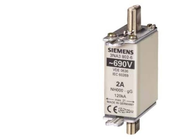 Siemens 3NA38046 Sikringsindsats Sikringsstørrelse = 0 4 A 690 V
