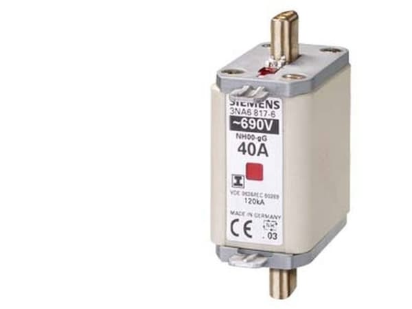 Siemens 3NA68246 Sikringsindsats Sikringsstørrelse = 0 80 A 690 V 3 stk