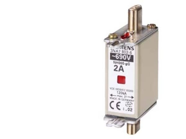 Siemens 3NA78076 Sikringsindsats Sikringsstørrelse = 0 20 A 690 V