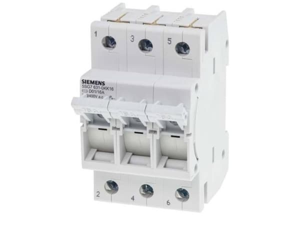 Siemens 5SG76310KK10 Belastnings-skillekontakt Sikringsstørrelse = D01 10 A 400 V