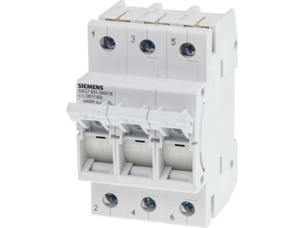 Siemens 5SG76310KK10 Belastnings-skillekontakt Sikringsstørrelse = D01 10 A 400 V